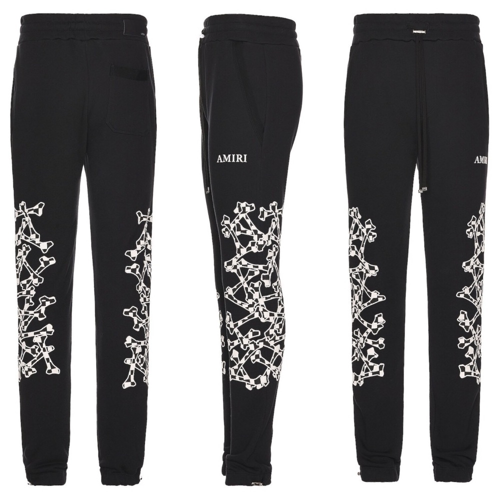 AMIRI Checkered Bones Jogger Sweatpants